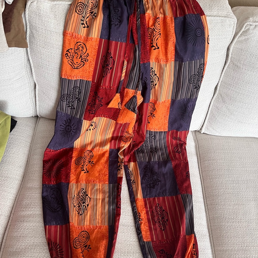 Patchwork Multicolor Pants